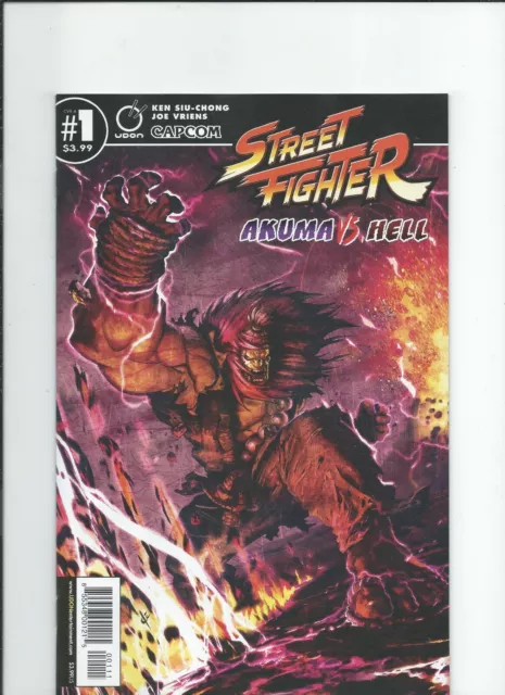 STREET FIGHTER #1 Puppeteer Lee Akuma Virgin Variant LTD To 300 With COA