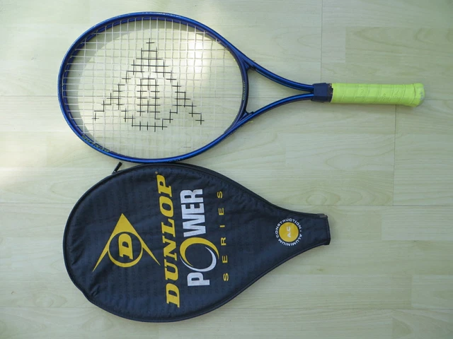 Raquette De Tennis Dunlop Power Series Master Plus Pro – Grip 4 3/8″ – Avec Housse