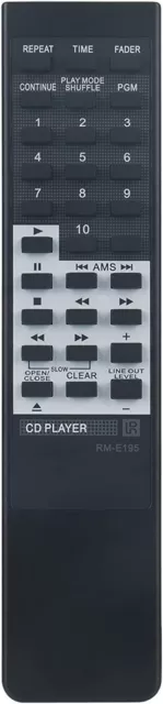 RM-E195 Ersatz Fernbedienung passend für Sony CD Audio Disc DVD Player Recorder