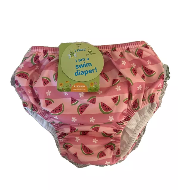 i play 6 Month Swim Swimsuit Diaper Strawberry iplay by green sprouts