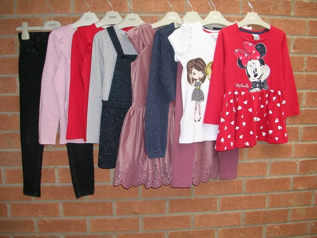 NEXT TU BLUEZOO MNNIE MOUSE etc Girls Bundle Dress Tops Jeans Age 5-6 116cm