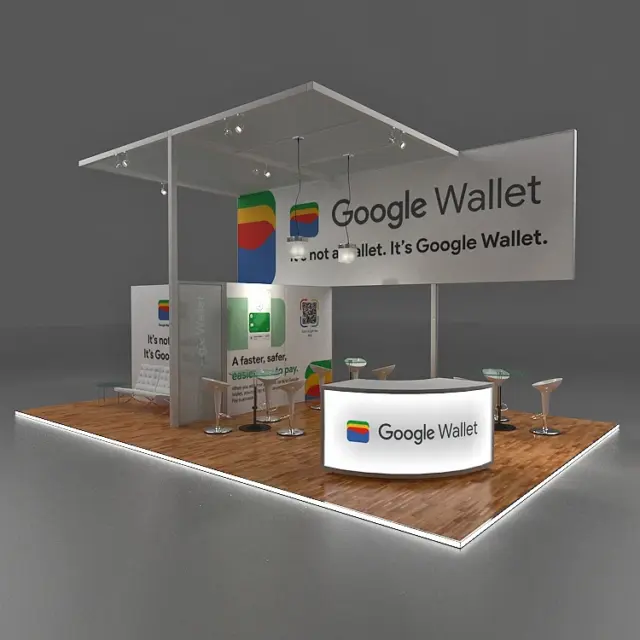20 X 20 Modular Trade Show Booth - Google Wallet