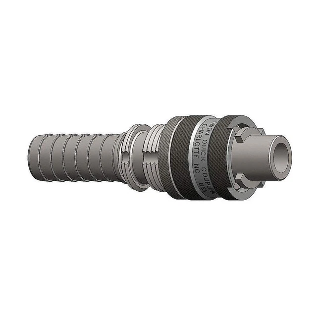 DIXON VALVE & COUPLING N4S4-LS Quick Connect,Plug,1/2" Body,1/2" Barb