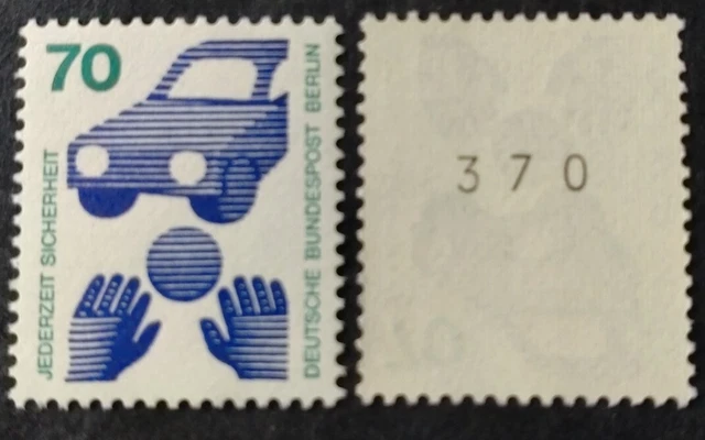 Rollenmarke Berlin  Mi. 453 Freimarke: Unfallverhütung, postfrisch