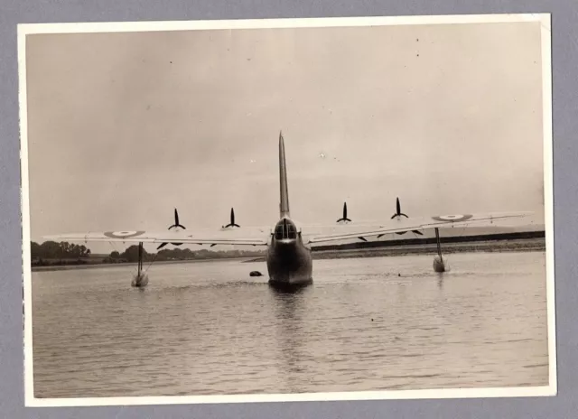 Short Sunderland Flying Boat Original Press Photo Raf Ww2 6