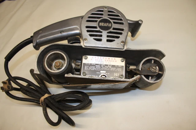 Vintage Sears Craftsman 1HP 3” X 21” Belt Sander 315.22420 Tested, Works Well