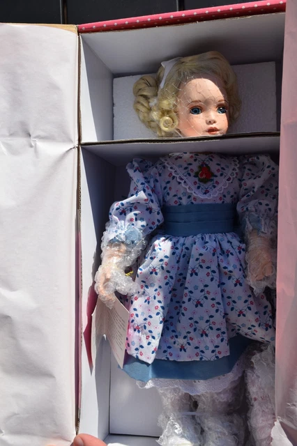 Paradise Galleries Porcelain Doll  14" Treasury Collection Premiere Musical