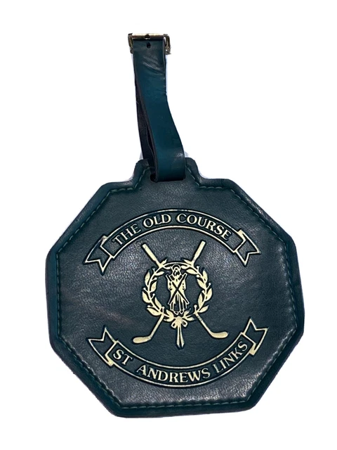 VINTAGE RARE ST. Andrews Old Course Golf Bag Tag - Fife, Scotland - A