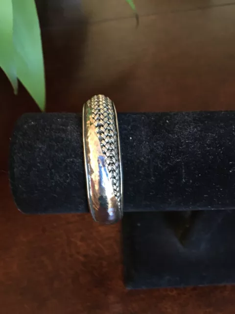 Vintage Lois Hill Sterling Silver Thick Cuff Bracelet w/ Original Lois Hill Box Vintage Lois Hill Sterling Silver Thick Cuff Bracelet w/ Original Lois Hill Box
