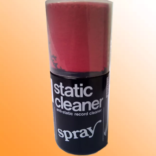 ANTI-STATIC RECORD CLEANER - VINYL CLEANER SPRAY (200 ml) INCL CLEANING CLOTH