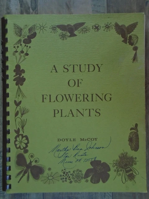 A study of flowering plants by McCoy, Doyle  Cameron University?]