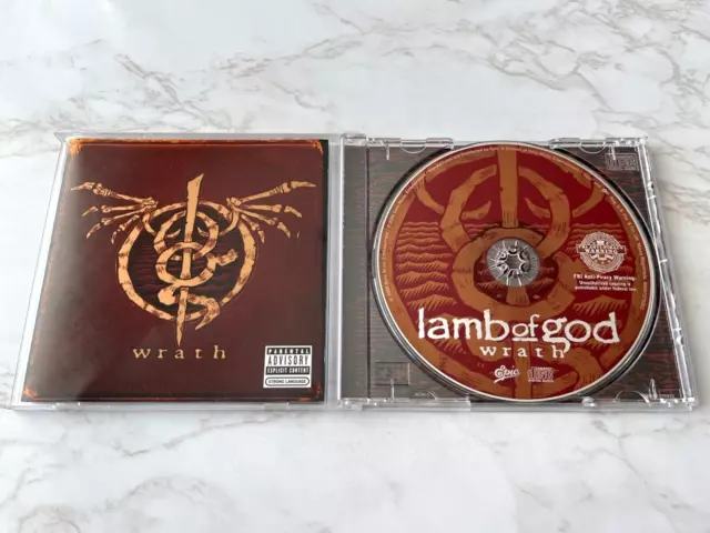 Lamb Of God Wrath CD ORIGINAL 2009 Epic Randy Blythe, Fake Messiah, Grace OOP!