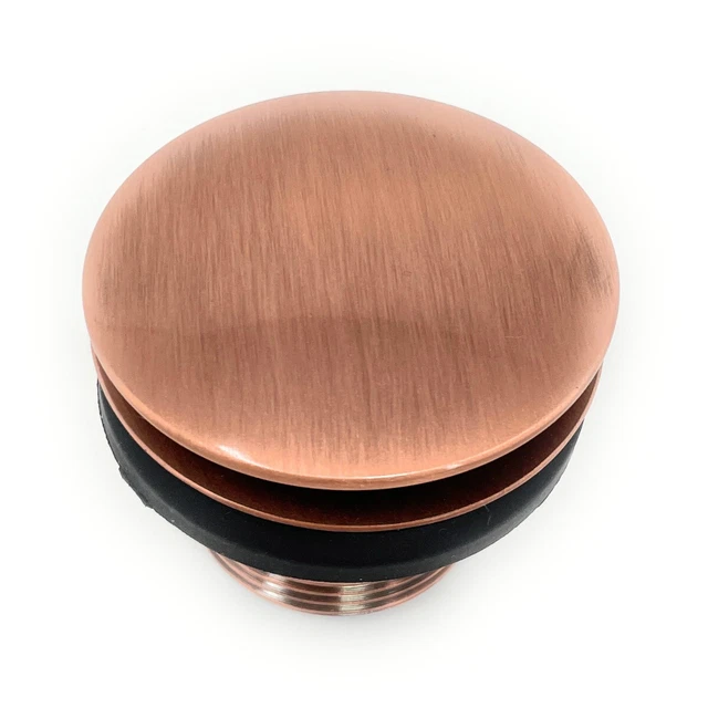 Valvola Di Scarico Push Up Per Lavandino - Click Clack, Senza Troppopieno, Diametro 6.7 Cm - Foto 10