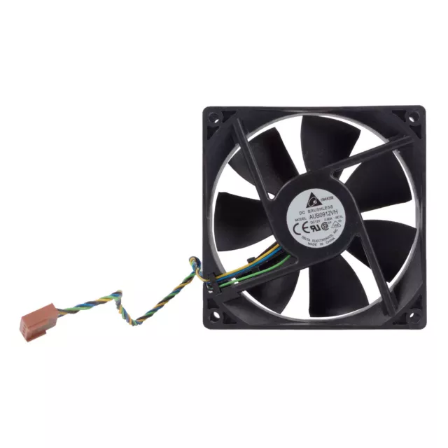 VENTILADOR DELTA AUB0912VH 9C1L 92x92x25mm 4-PIN 12V 0.6A