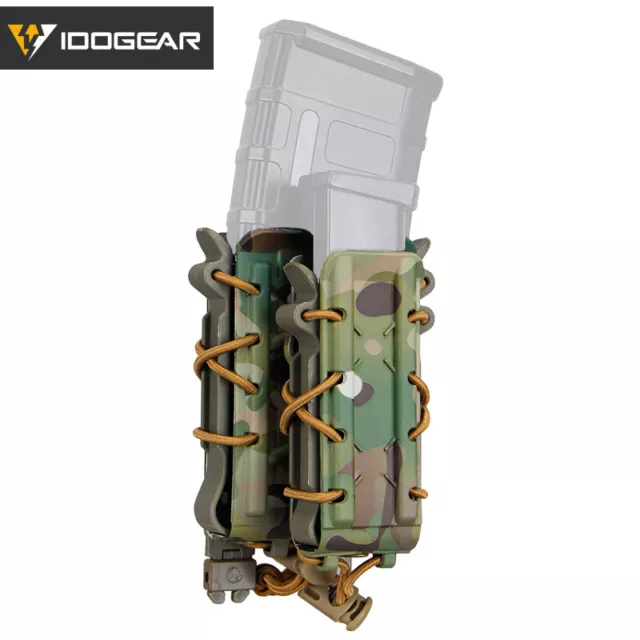 IDOGEAR Pochette pour mag MOLLE Porte-mine Mag Pouch 5.56 7.62 9mm Hunting Gear