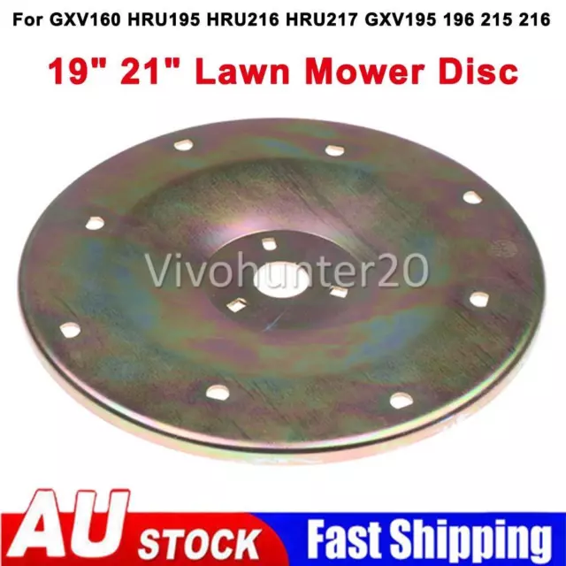 Fits Honda Lawn Mower DISK BLADE CARRIER Honda 19 & 21" SUITS HRU196 HRU216  AU