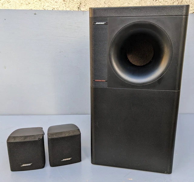 BOSE ACOUSTIMASS 3 Series IV Speaker System Subwoofer + 2 Cube