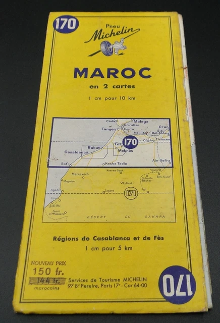 CARTE MICHELIN ANCIENNE N°96 - 1956 - Bon Etat EUR 3,00 - FR