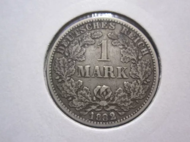 1 Reichsmark 1882 G aus dem Deutschen Kaiserreich