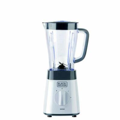 BLACK+DECKER Bxjba350E Frullatore con Caraffa Portatile 600 milliliters Acciaio inox 300 W Grigio 