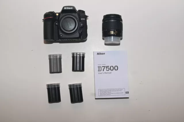 Nikon D7500 Camera and accessories