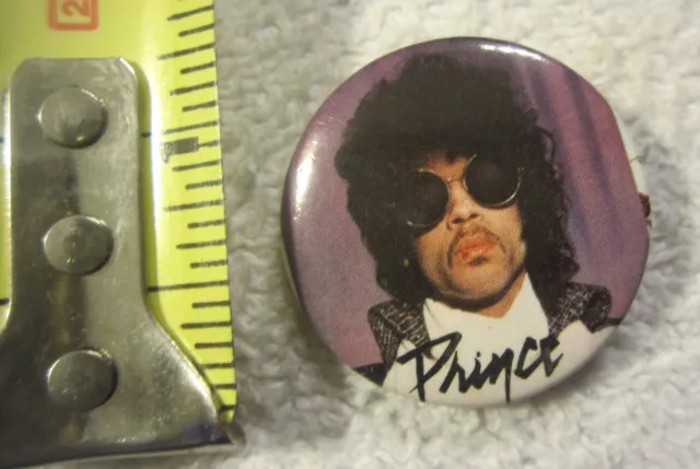 1984 PRINCE PIN  Vintage PURPLE RAIN movie badge Button ,rock band ad sunglasses