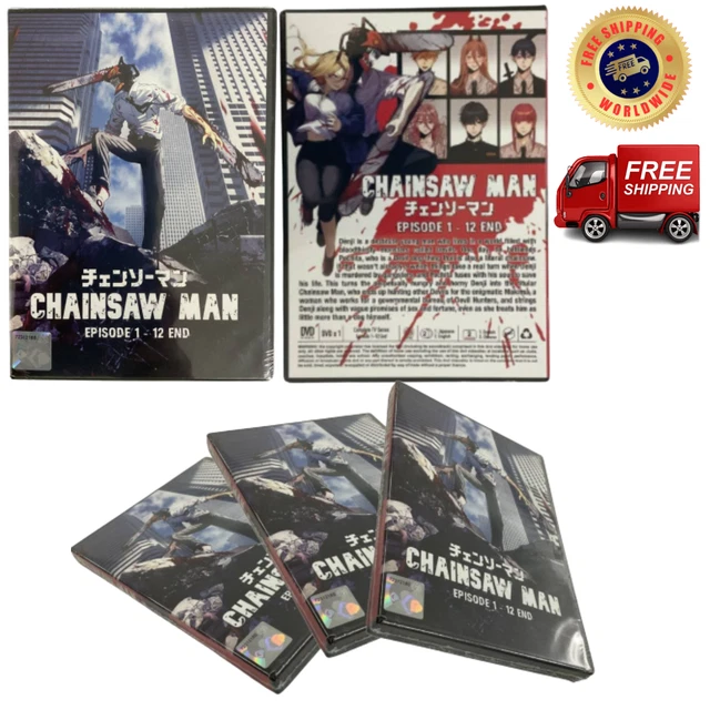 CHAINSAW MAN COMPLETE Series DVD English Dubbed Region Free New and