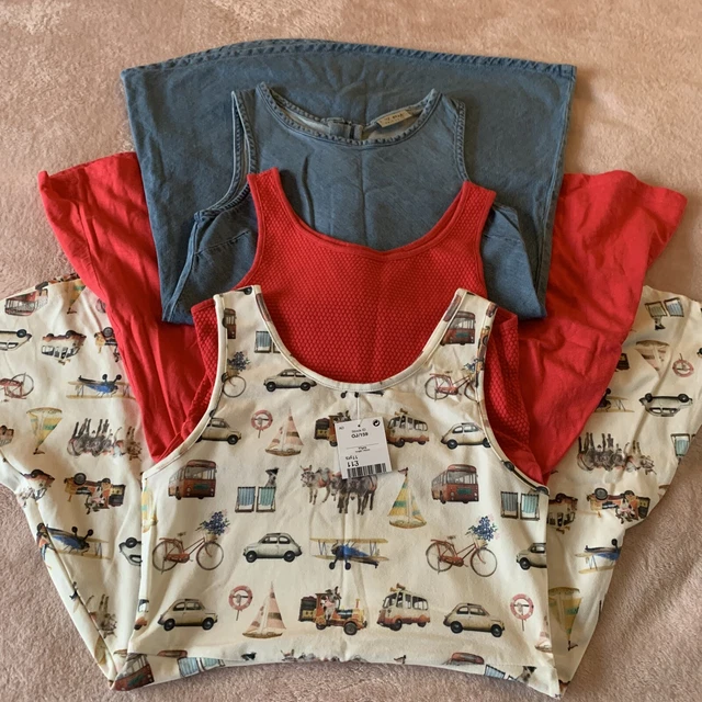 Bundle of 3 Girls NEXT Dresses Age 11 - 1 x New with Tags/2 x Great Condition