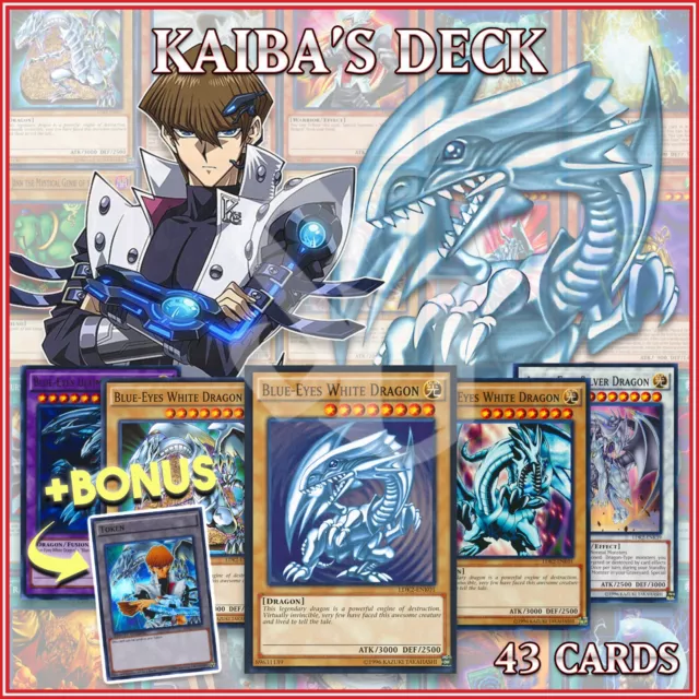 KAIBA'S BLUE-EYES DECK 43 | Ultimate Dragon White Dragon Alternate YuGiOh +BONUS 3