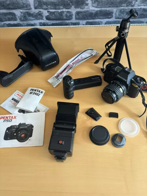 Pentax P50 Camera with Pentax SMC 35-70mm f/3.5 Zoom Lens Complete Outfit