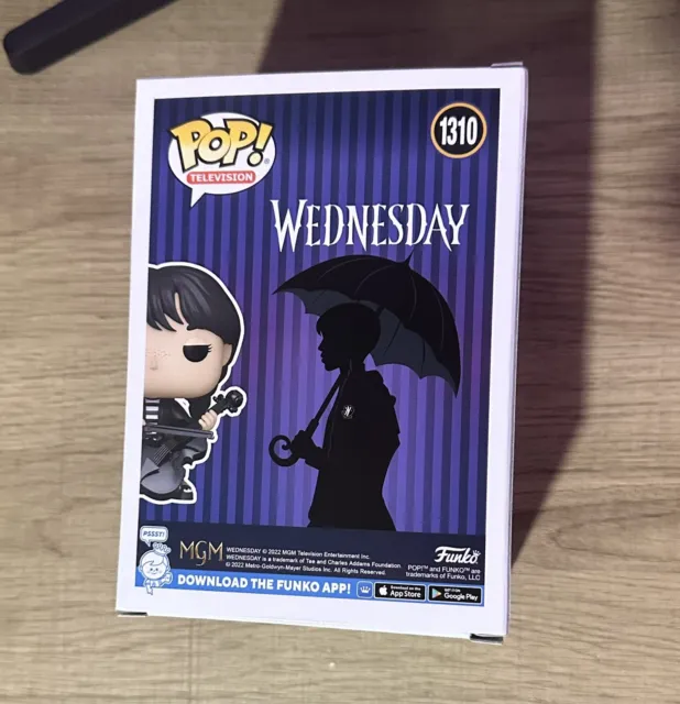 Exclusive Funko Pop Addams Family WEDNESDAY WITH CELLO #1310 2