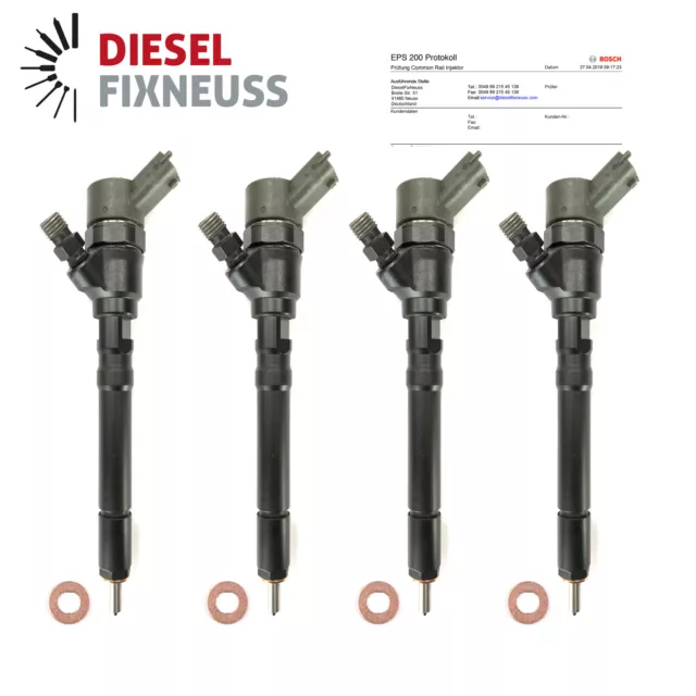 4x Injector Bosch 0445110064 33800 27000 Hyundai Kia 1.5 Crdi 2.0 Crdi