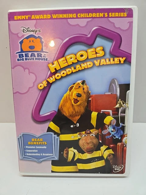 BEAR IN THE Big Blue House Heroes Of Woodland Valley DVD 2004 bear-in-the-big-blue-house-heroes-of-woodland-valley-dvd-2004
