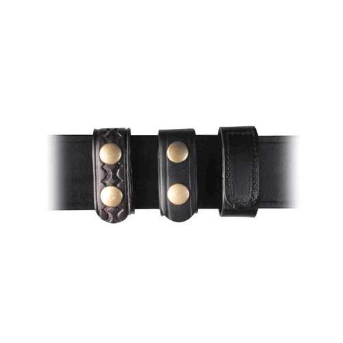 Boston Leather - Belt Keeper W/ Hook & Loop Closure Finish: Plain