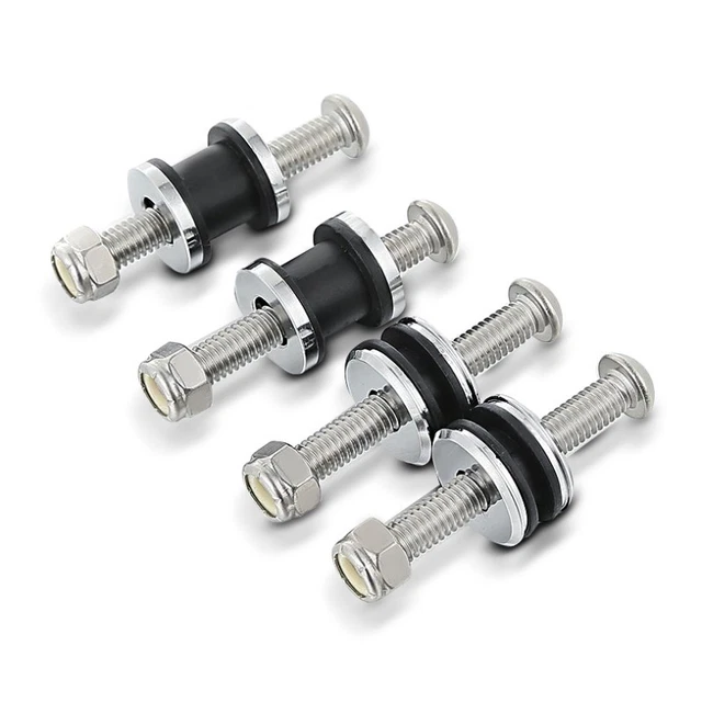 Kit Docking Hardware Inox Pour Harley Softail Deluxe 2018-2020 – Fixation Accessoires Sissy Bar & Porte-Bagages
