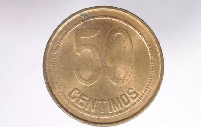 Spain 50 Centimos 1937 KM#754.1