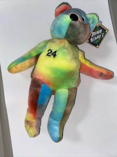 Salvinos Bamm Beanos 1998 Bear Ken Griffey Jr Bean Bag Plush 24 Tie Dye