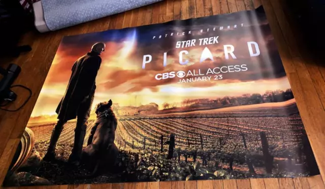 STAR TREK PICARD CBS TV 5FT SUBWAY POSTER #2 2019 CAPTAIN PICARD Patrick Stewart