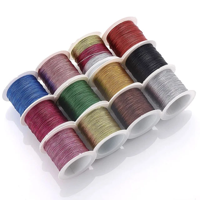 Beading Threads Fabric String Cord Jewelry Making DIY Bracelet Necklace 20m/Roll