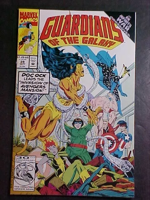 Guardians Of The Galaxy #28! Infinity War! Vf 1992 Marvel Comics