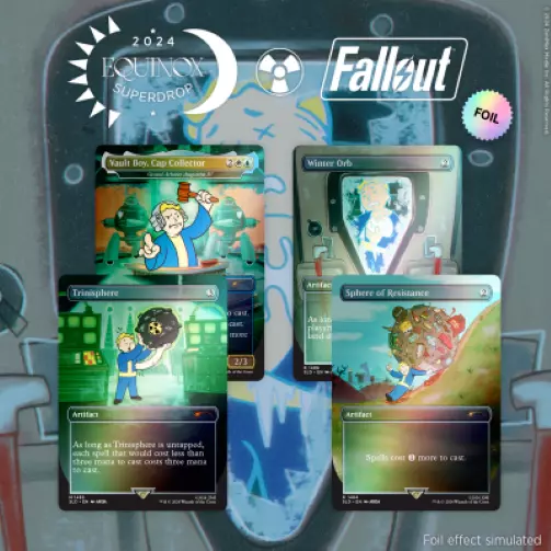 Mtg Secret Lair x Fallout®: Vault Boy Rainbow FOIL EDITION Preorder CONFIRMED