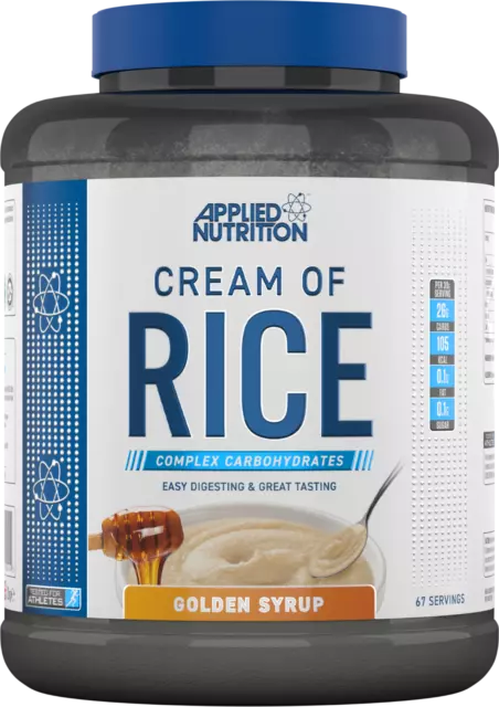 Carbohydrate Powder Porridge Cream of Rice Complex Low Fat Strength Mass Gainer