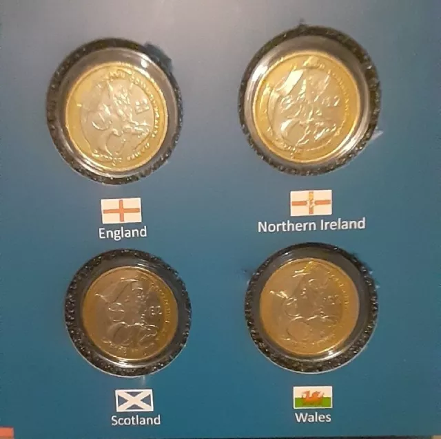 2002 Commonwealth Games £2 coin full set