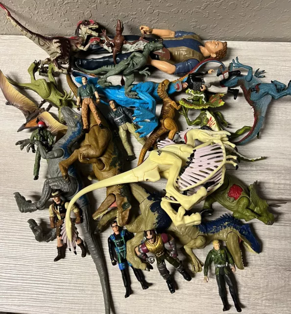 Vintage Kenner Hasbro Jurassic Park World Chaos Effect Figure Toy HUGE LOT