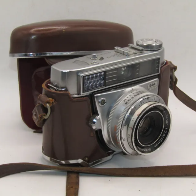 Kodak Camera Compur Retina Automatic II Schneider kreuznach With Carry Case