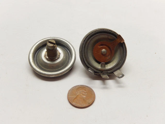 Vintage Carter Metal Rheostat Pair