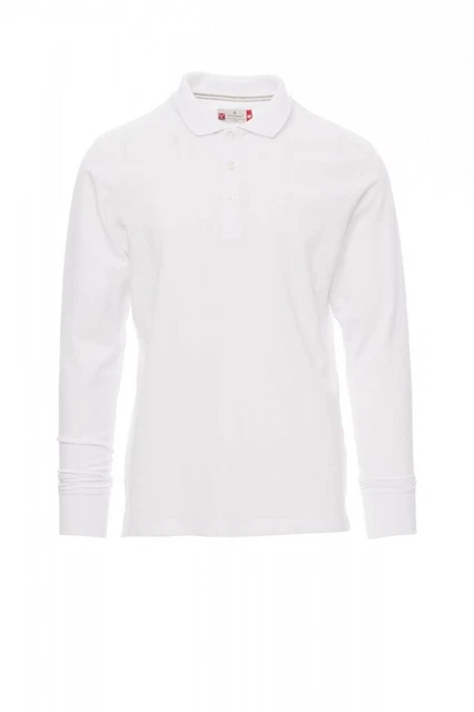 Polo Uomo Florence Bianca Tg. S - 5XL manica lunga Payper divisa lavoro