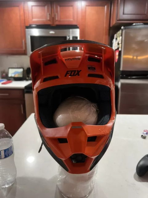 orange KTM fox racing youth medium prizim V1 Mx Racing Helmet L@@K 2