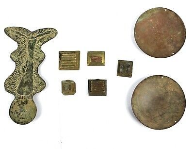 Art African - Set Of Weight And Tools IN Weigh Powder Gold Akan - Goldweight