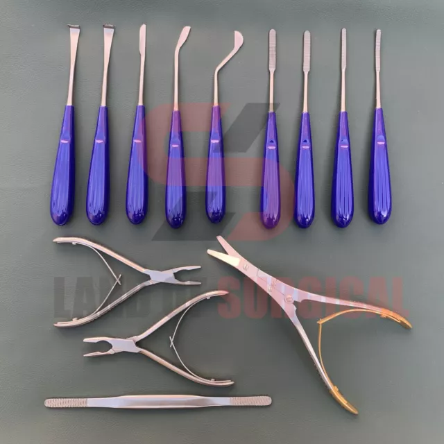 Rhinoplasty Instruments Set Plastic Nasal and Nose Surgical Reusable Instruments